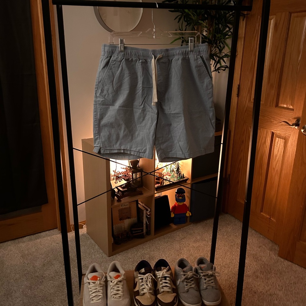 Sky Blue Heavy Weight Men's Shorts